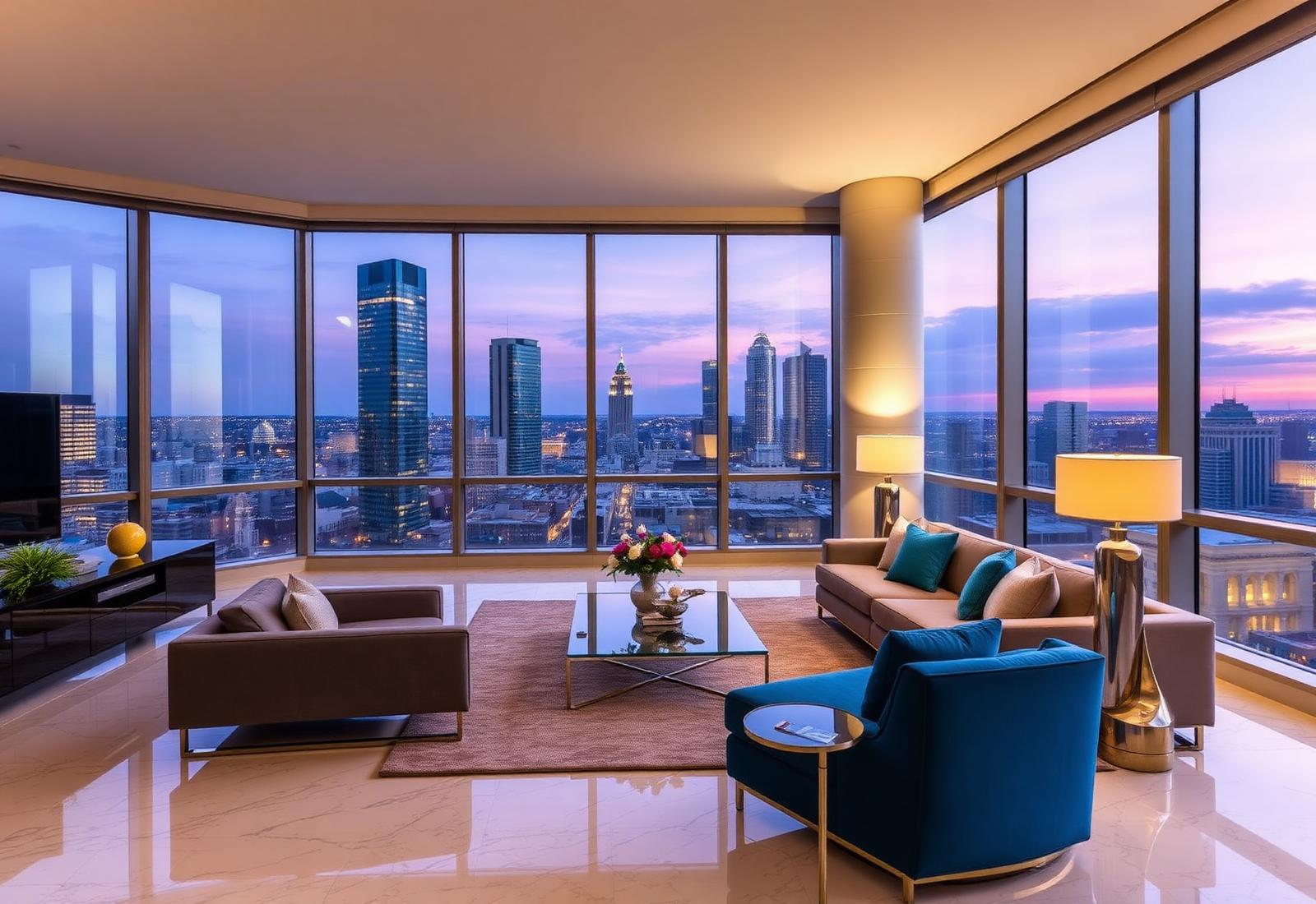Luxury SouthPark condo interior