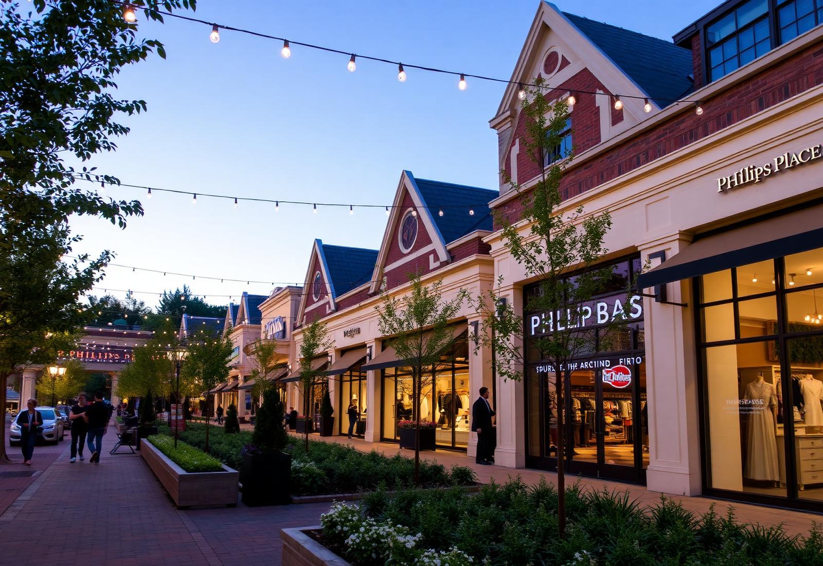 Phillips Place luxury shopping